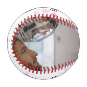 Balle De Baseball Cute Rose foyer 1ère Fête du Père (Devant Gauche)