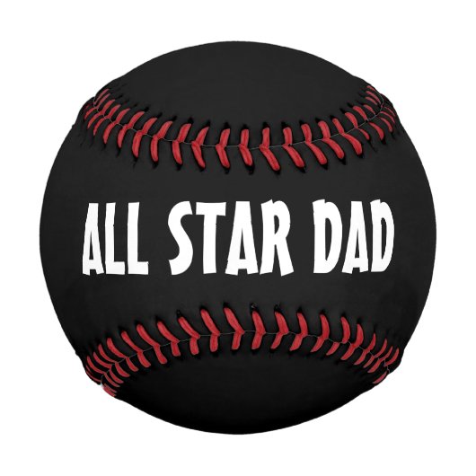 BALLE DE BASEBALL DAD BASEBALL TOUS LES ÉTOILES PAPA (Devant)