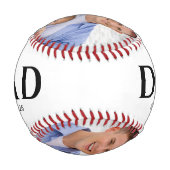Balle De Baseball Dad Established 3 Photo Fathers Day (Dos)