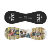 Balle De Baseball Dad Established Years Bold Black 3 Photo (Panneaux)