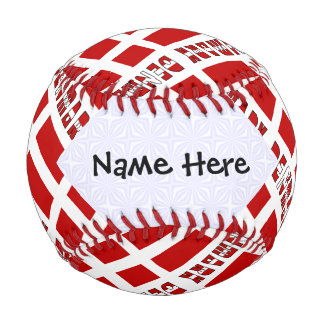 Balle De Baseball Danemark Drapeau Danois Carrelé Personnalisation N