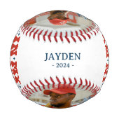 Balle De Baseball Dans Mon Baseball Papa Era 2 Photo Keepsaké Cadeau (Dos)