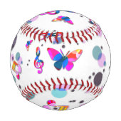 Balle De Baseball Danse Musique colorée (Devant)