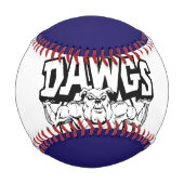 Balle De Baseball Dawgs Custom Baseball (Devant)