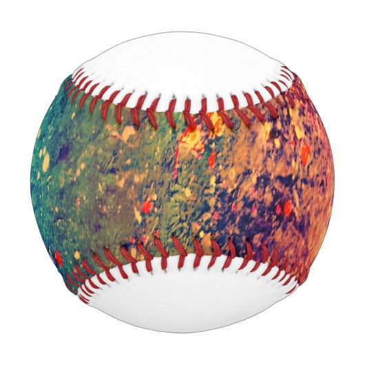 Balle De Baseball Déchirure psychédélique | Monogramme Abstrait arc- (Dos)
