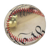 Balle De Baseball Déclaration d'indépendance (Devant Gauche)
