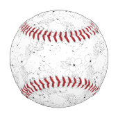 Balle De Baseball Décor Deux (Devant)