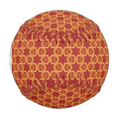 Balle De Baseball Décor géométrique élégant (Devant)