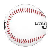 Balle De Baseball Demande en promesse de bal de promo (Devant Gauche)