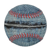 Balle De Baseball Denim extrait - Personnalisé (Devant)