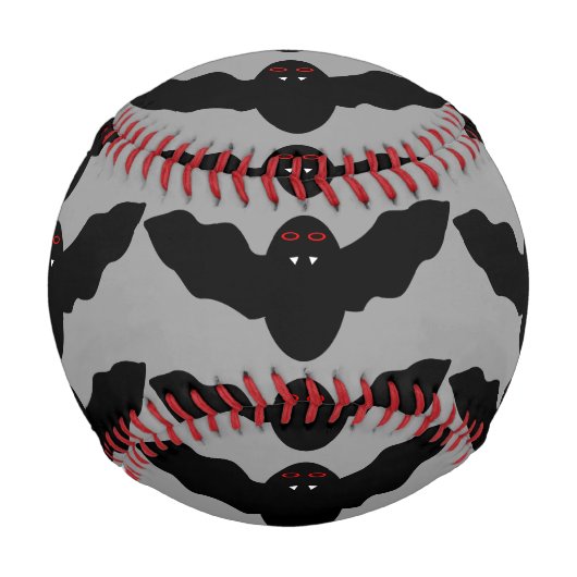 Balle De Baseball Déplaisant Halloween Vampire Bat Halloween Basebal (Devant)
