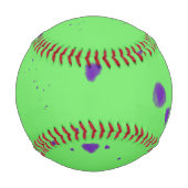 Balle De Baseball Déploiements en violet vert néon (Dos)