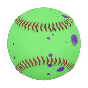 Balle De Baseball Déploiements en violet vert néon