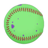 Balle De Baseball Déploiements en violet vert néon (Devant Gauche)