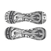 Balle De Baseball Design Guitar Rock (Panneaux)