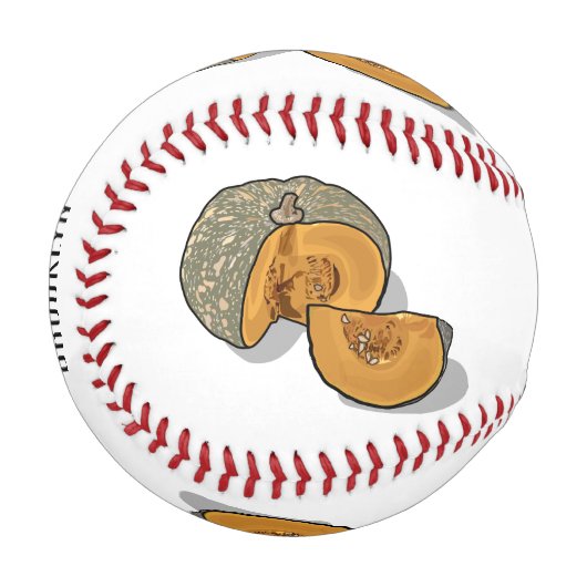 Balle De Baseball dessin animé citrouille (Devant Gauche)