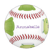 Balle De Baseball dessin animé mignon de bok choy (Dos)