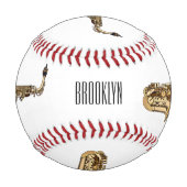 Balle De Baseball dessin animé saxophone (Devant)