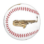 Balle De Baseball dessin animé saxophone (Devant Gauche)