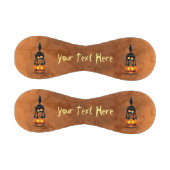 Balle De Baseball Dessin d'Halloween au chat effrayé sur Citrouille (Panneaux)