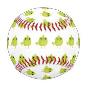 Balle De Baseball Dessin d'oiseau vert (Dos)
