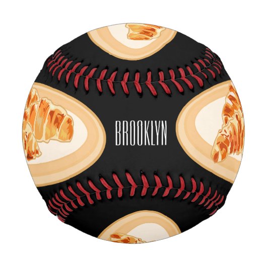Balle De Baseball Dessin du Croissant (Devant)