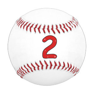 Balle De Baseball deux, 2 ans, deuxième, 2 ans, date, numéro 2,