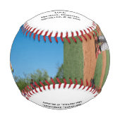 Balle De Baseball Deux Fêtes des pères photo (Devant)