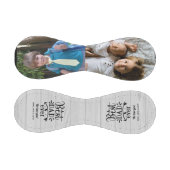 Balle De Baseball Deux photo Meilleur papa Fête des pères heureuse (Panneaux)