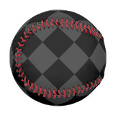Balle De Baseball Diamants noirs et fumés - Élégants et intemporels (Devant Gauche)
