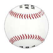 Balle De Baseball Diplôme de baseball Keepsaké cadeau (Dos)