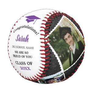 Balle De Baseball Diplôme Personnalisé 4 Classe Photo De 2025 Pour