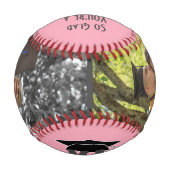 Balle De Baseball DIPLÔME VOUS ÊTES UN DIPLÔME | Monogramme | Photo (Dos)