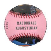 Balle De Baseball DIPLÔME VOUS ÊTES UN DIPLÔME | Monogramme | Photo (Devant)