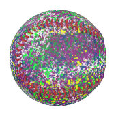 Balle De Baseball Dizzy Splatter (Devant Gauche)