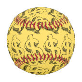 Balle De Baseball dollar or (Devant)