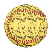 Balle De Baseball dollar or (Devant Gauche)