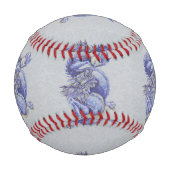 Balle De Baseball Dragon bleu (Dos)
