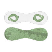 Balle De Baseball Dragon de coeur vert olive blanc (Panneaux)