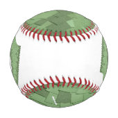 Balle De Baseball Dragon de coeur vert olive blanc (Devant)