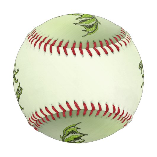 Balle De Baseball Dragon de combat vert (Devant)