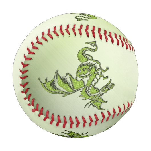 Balle De Baseball Dragon de combat vert (Devant Gauche)