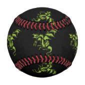Balle De Baseball Dragon vert (Devant)