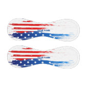 Balle De Baseball Drapeau Abstrait américain usé (Panneaux)