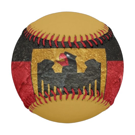 Balle De Baseball Drapeau allemand (Devant)