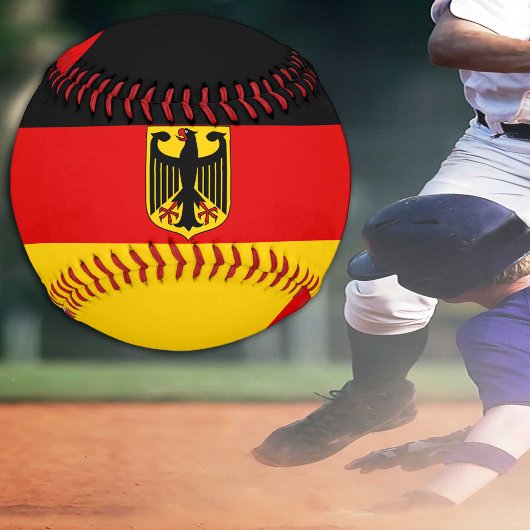 Balle De Baseball Drapeau allemand & sports Allemagne / Bals de base