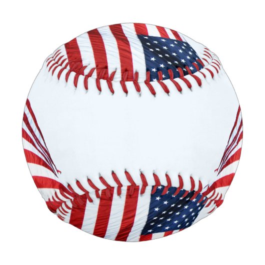 Balle De Baseball Drapeau américain 2371 (Dos)