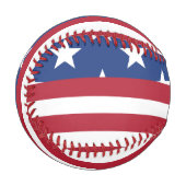 Balle De Baseball Drapeau américain de base-ball (Devant Gauche)