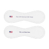 Balle De Baseball Drapeau américain de baseball personnalisé (Panneaux)