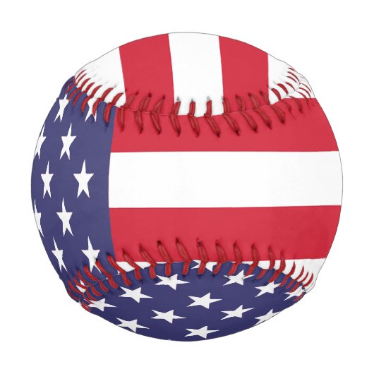 Balle De Baseball Drapeau américain des États-Unis (Devant)